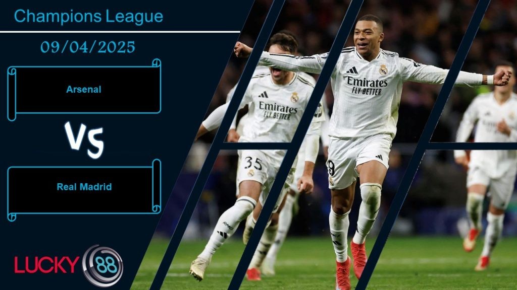 LUCKY88 Arsenal vs Real Madrid, Nhận định bóng đá 09/04/2025, Áp lực tìm đến