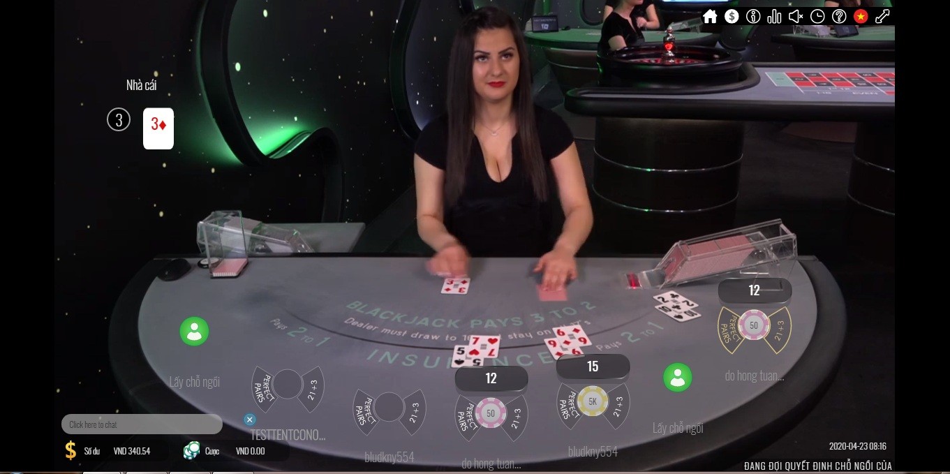 LUCKY88 Hướng dẫn chi tiết chơi bài Blackjack tại sòng Vivo Gaming nhà cái Lucky88